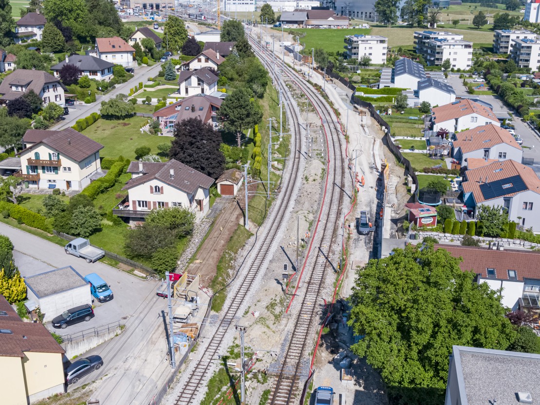 Périmètre des travaux ferroviaires de cet été